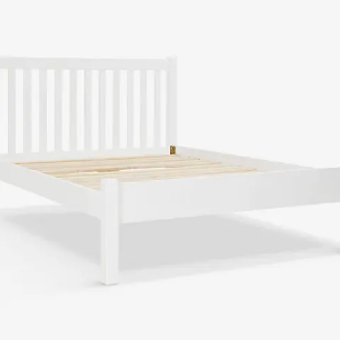 Item Description  -  John Lewis ANYDAY
Wilton Bed Frame, Double, White  -  Stock Number   -  8034291