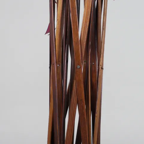 Victorian Wooden Yarn Swift / Wool Winder on Stand, c.1850