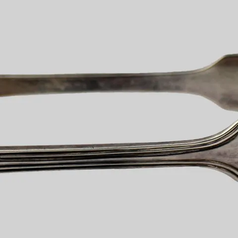 Antique Solid Silver Sugar Tongs – London, 1871