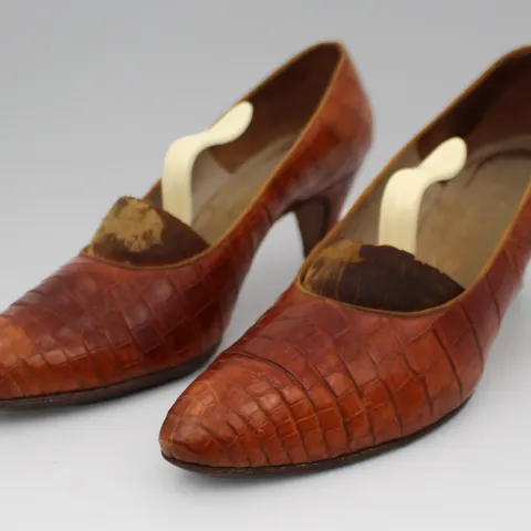 Pair of Vintage Ladies Ravne High Heel Court Shoes