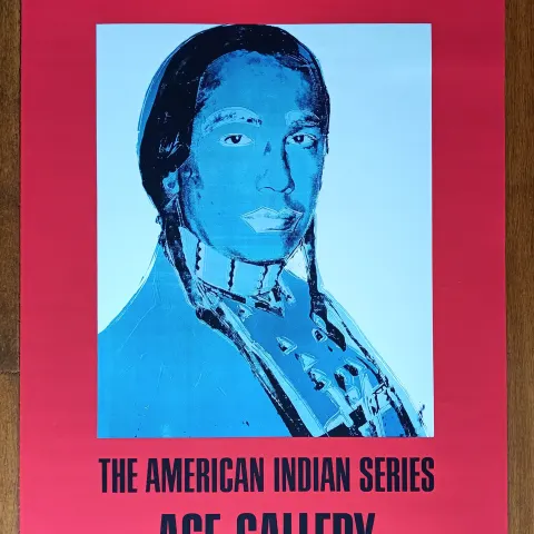Andy Warhol, The American Indian series (Red) 1981 (#0428)