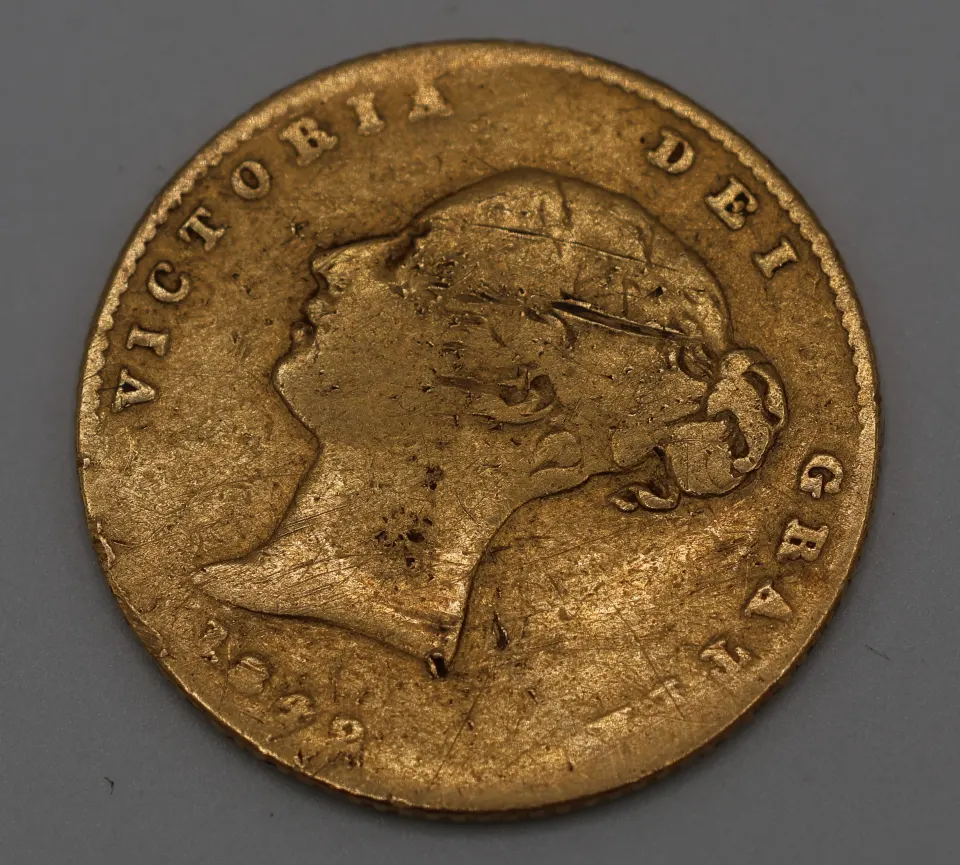 1842 Half Sovereign Gold Coin