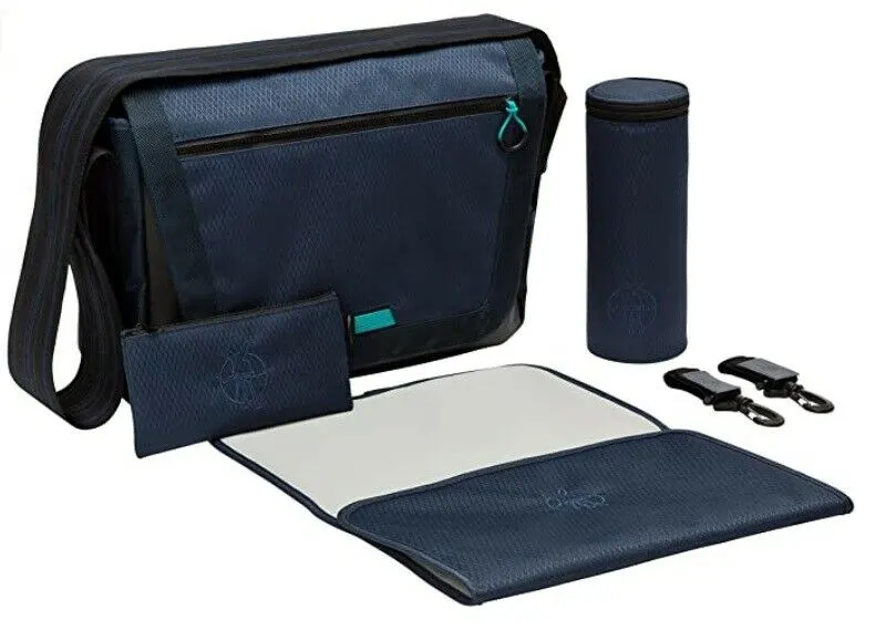 Lassig Blue Messener/Changing bag RRP 49.99