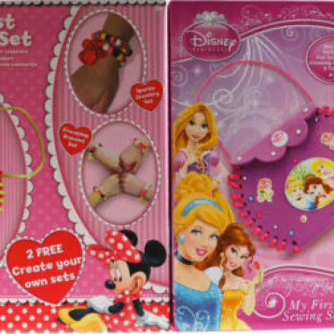 12 x Set Of 2 My First Sewing Craft Kits - Disney Princess & Minnie Mouse so 24 total