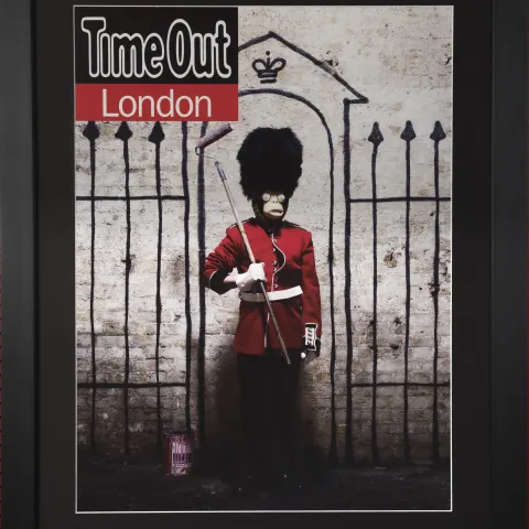 Banksy Self Portrait Limited Edition ( 5000 Less 3500) Exhibited Worldwide