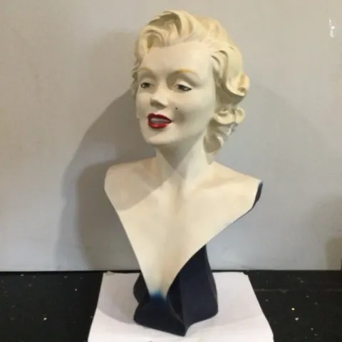 A rare bust in ceramic of Marilyn Monroe