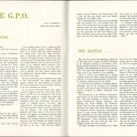1966 Journal 50th Anniversary The Easter Rising 1916