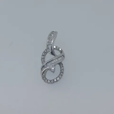 925 Silver Pendant Set With CZ Stones