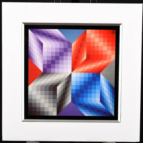 Victor Vasarely Heliogravure Published 1974