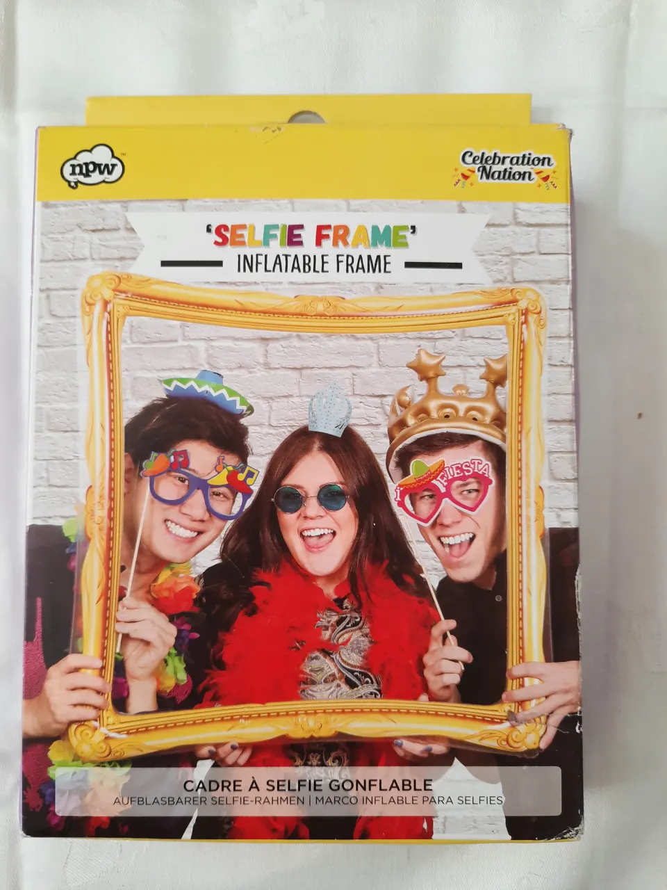 Bundle of hen party items including dice, self frame, plus more