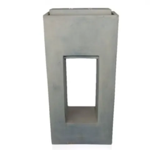 Garden Reflections Contemporary Water Fountain with LED Lights & 10m Cable NEW TATTY BOX