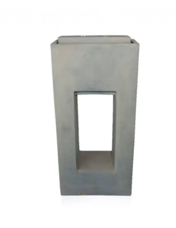 Garden Reflections Contemporary Water Fountain with LED Lights & 10m Cable NEW TATTY BOX