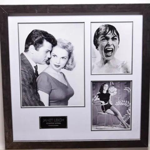 JANET LEIGH original signed presentation