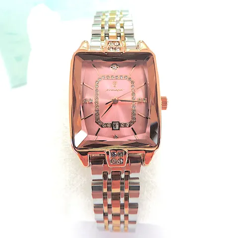 Ladies Quartz Stainless Steel Bracelet Fashion Watch 'New'