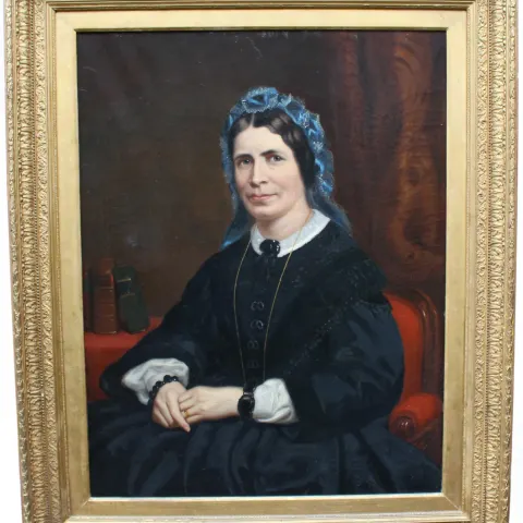 Large and Impressive Victorian Portrait by W.R. Waters, Dated 1877