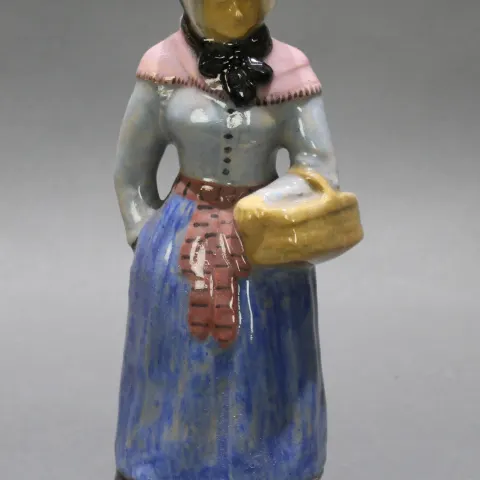 Lady with Basket Figurine Rome Denmark Amager