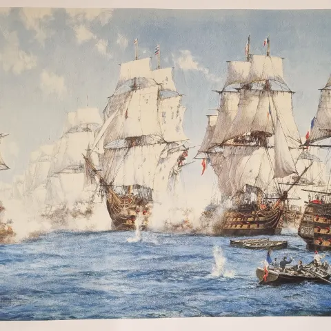 Montague Dawson "Battle of Trafalgar" Limited Edition