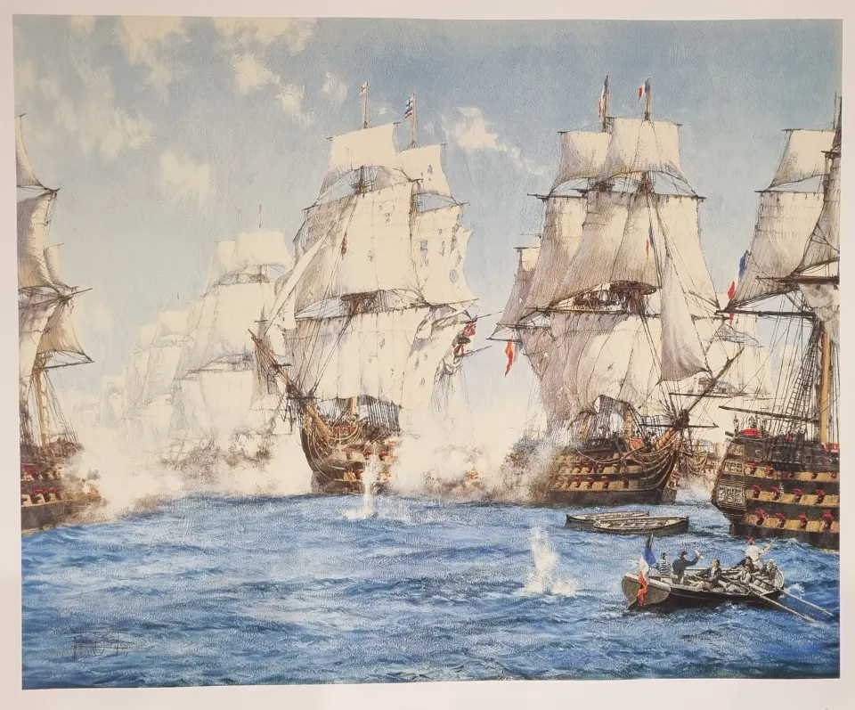 Montague Dawson "Battle of Trafalgar" Limited Edition