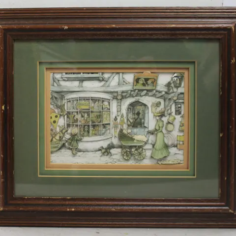 Decoupage Framed