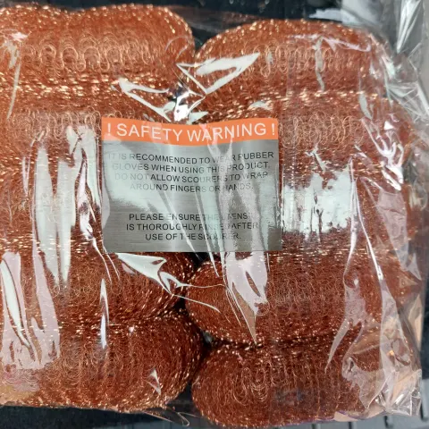 Catering Wire scourers - pack of 10.  4 packs