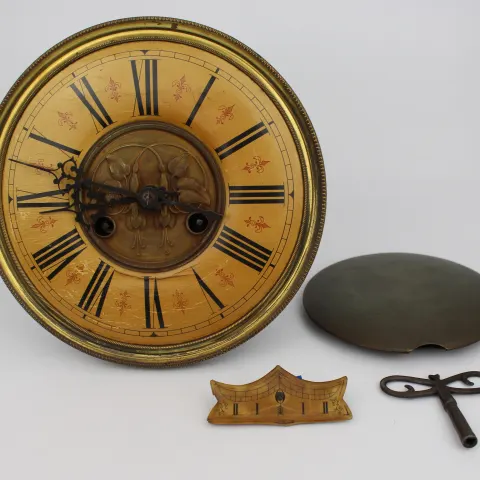 Antique German Clock Movement DRGM Regulator