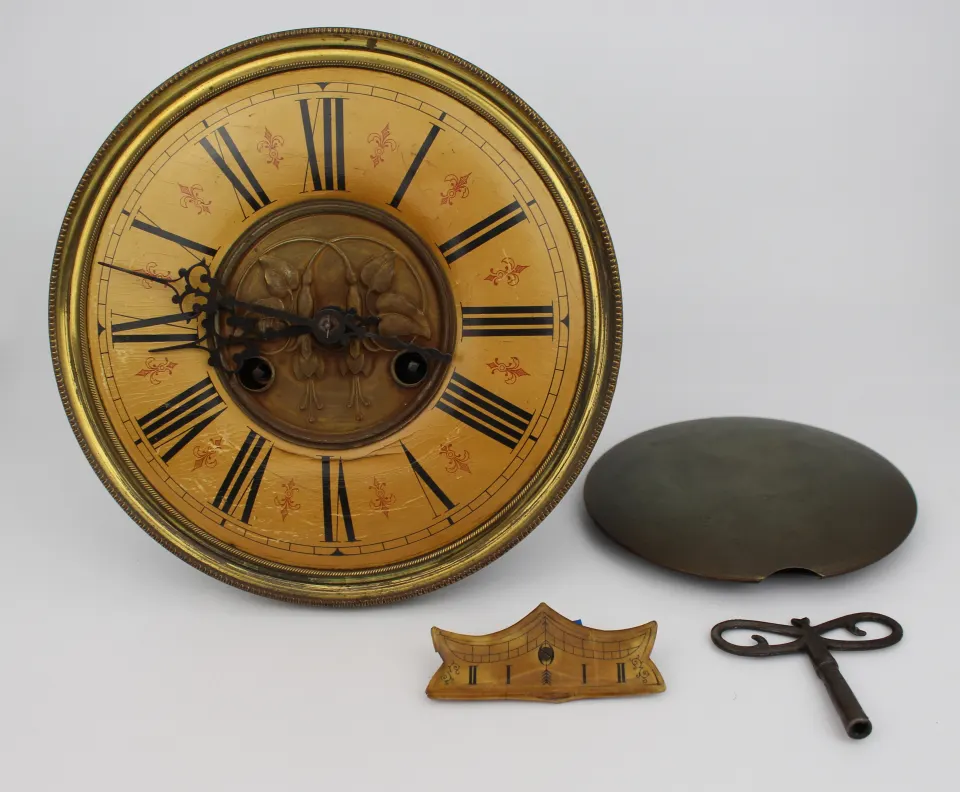 Antique German Clock Movement DRGM Regulator