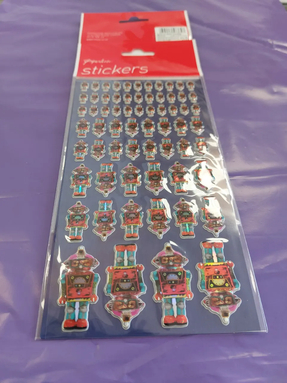 60 x sticker packs Tiki, Robot, Rodeo, Scotland selection RRP over £100