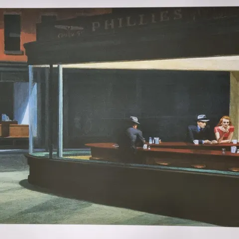 Edward Hopper Limited Edition "Nighthawks" 1 of only 75 Published