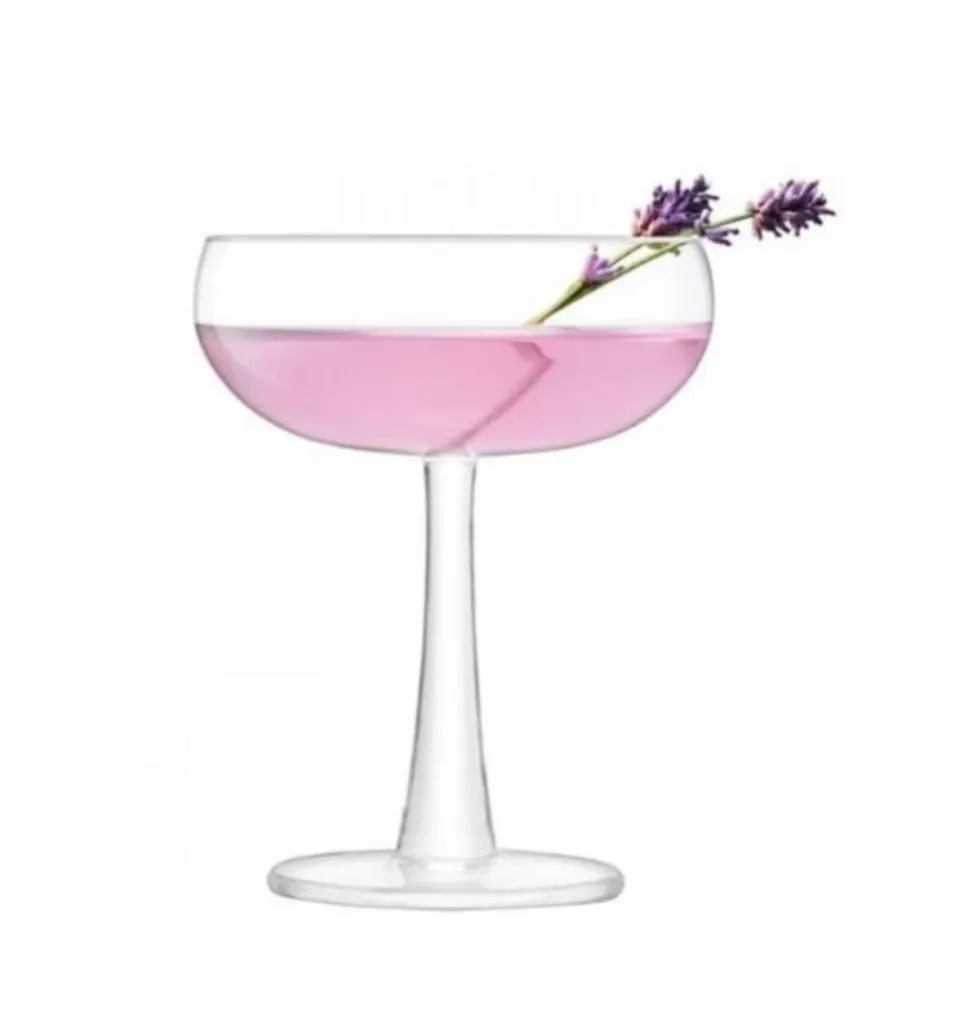 Brand New In Box 4 x Hand Made Vemacity Gin/Cocktail Coupe Glasses
