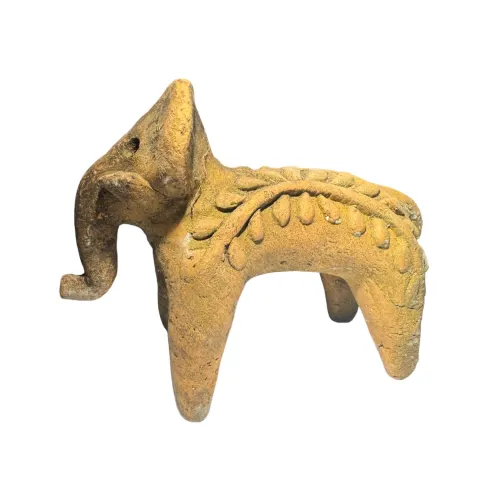 Ancient Style Clay Elephant