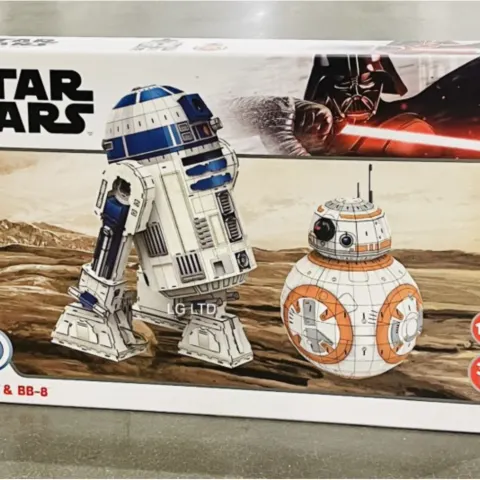 Star Wars R2-D2 & BB-8 Model Kit 3D Puzzle New Sealed Box