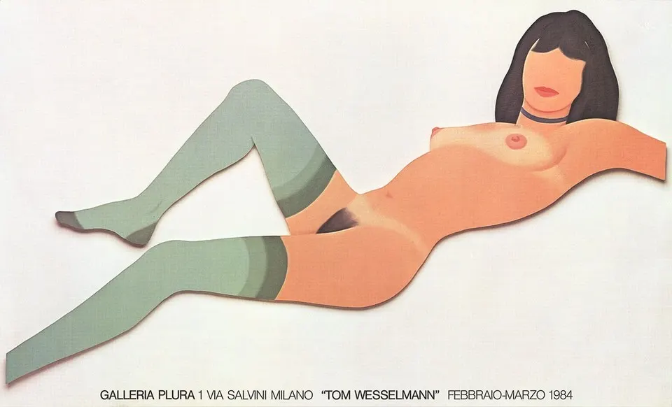 Tom Weselmann 'Nude In Green Sockings'. 1984