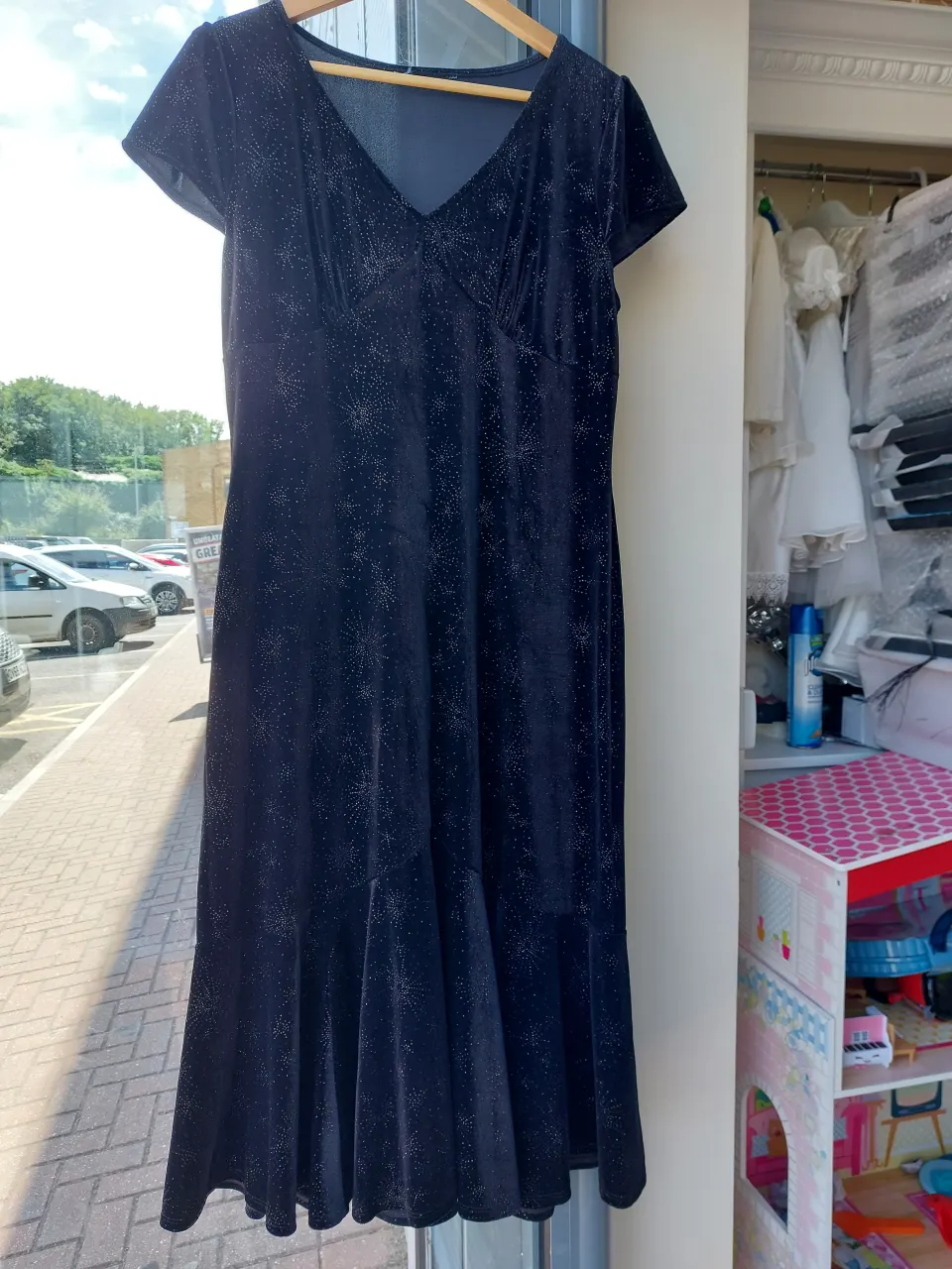 3 adult black dresses