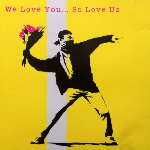 Banksy  Love Is In The Air CD  - Limited Edition Unsigned Naturally cm Free Post In UK