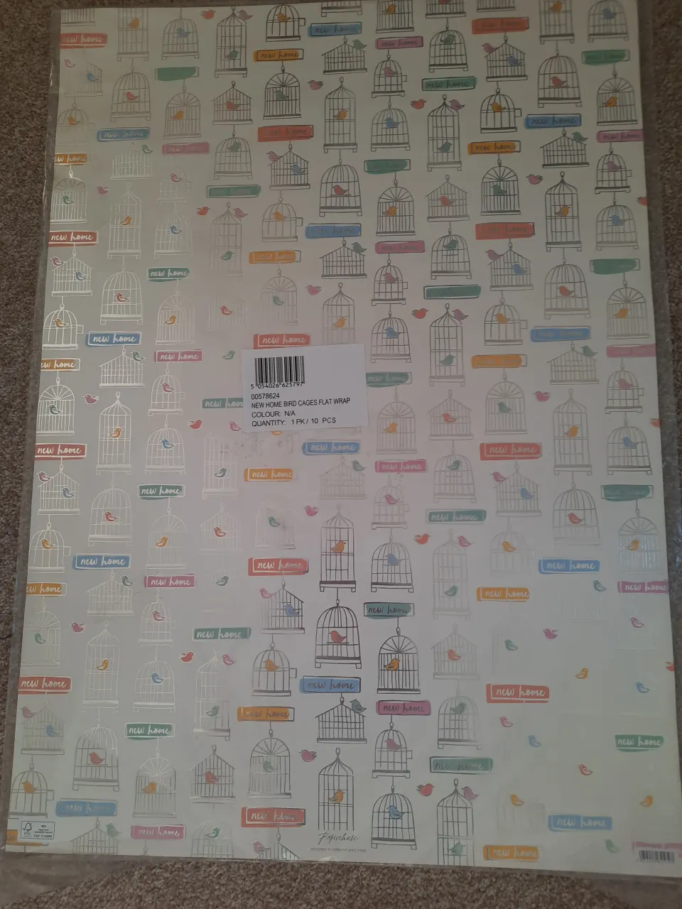 Wrapping paper - quality paper from Paperchase x 100 sheets £175 RRP