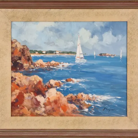 Original Oil by Spanish Artist Benjamin Mas.
