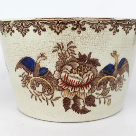 Early 19th Century English Ceramic Bowl with Transfer-Printed Decoration