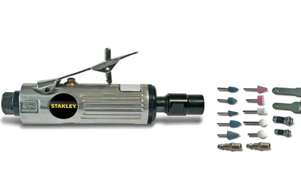 Brand New Stanley Pneumatic Die Grinder Kit