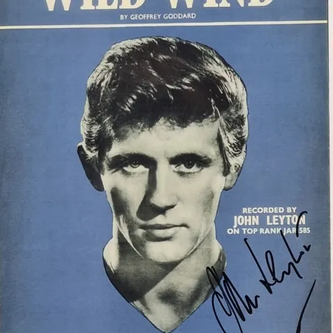 John Leyton Original Signature