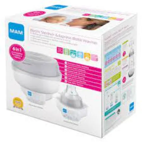 ONLINE £115. MAM Electric steriliser and express bottle warmer