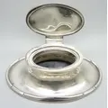 Antique Silver Walker & Hall Ink Stand, Gross Weight 350g