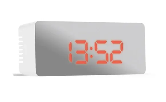 Jones Clocks Reflect Digital Alarm Clock in White RRP 21.99
