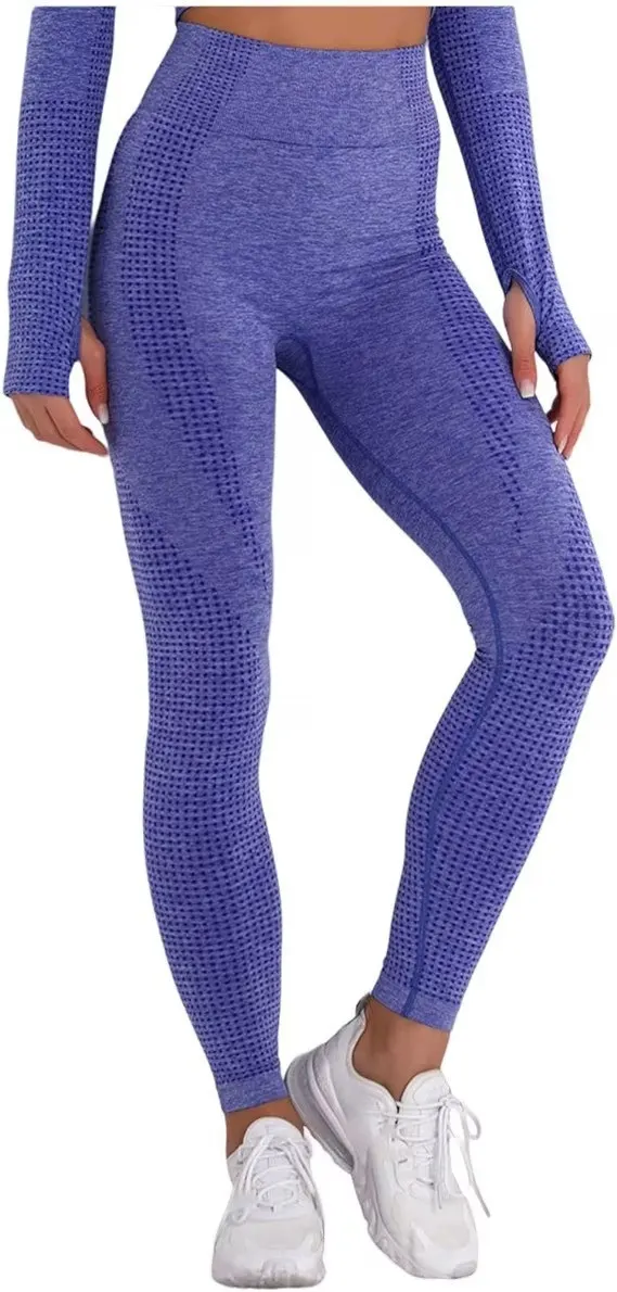 Women Yoga Pants Solid Breathable Spotted Yoga Size Small
