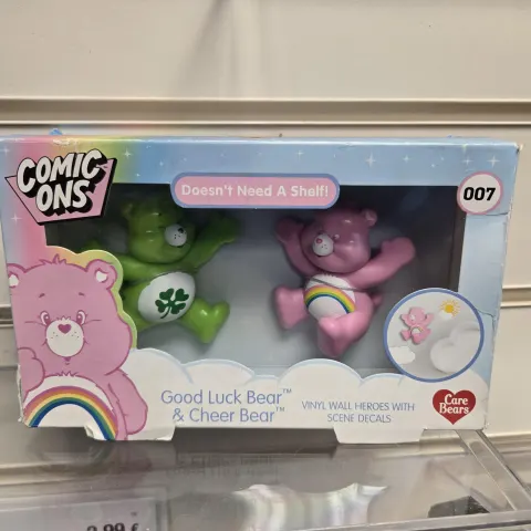 Brand New Care Bears Character Play Set - 10 Pcs In Lot RRP £9.99.