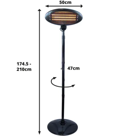 2KW Electric Patio Heater