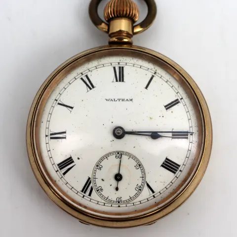 Gold Plated Waltham Pocket Watch