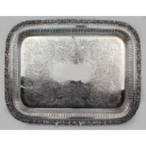 Quality Ornate Silver Plated Tray
