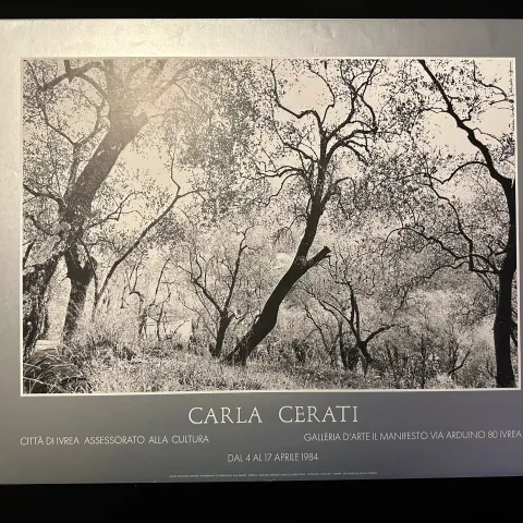 Two x Carla Cerati Exhibition Poster 1984