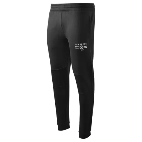 3 x Lambretta Slim Fit Black Joggers - Large RRP £40.00