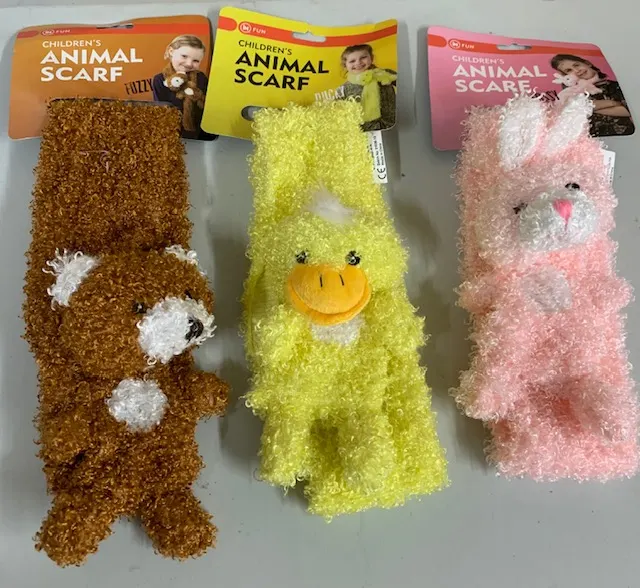 40 x Children Animal Scarves